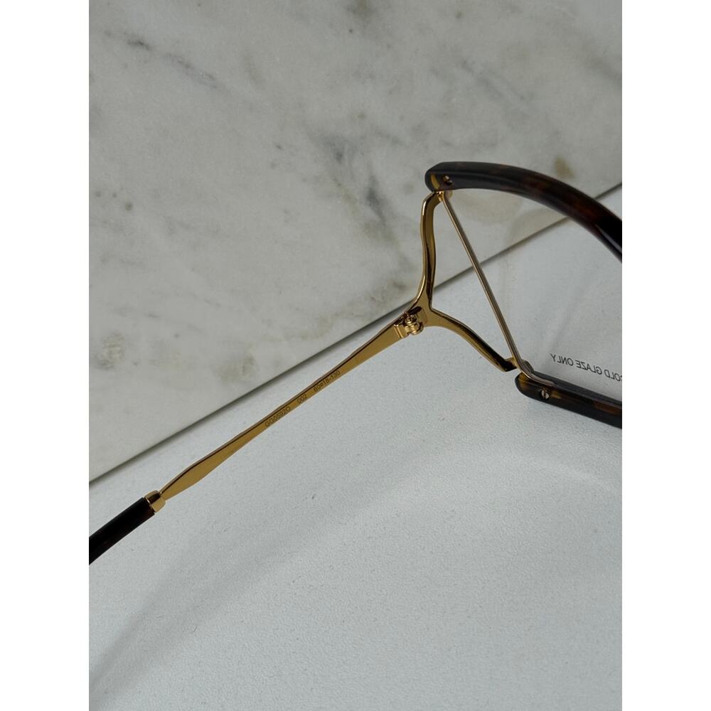 NEW Gucci GG0592O Oversized Square Brown Eyeglasses $565 - Picture 5 of 6